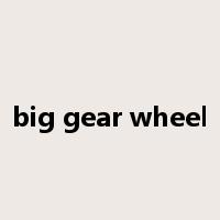 big gear wheel是什么意思