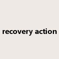 recovery action是什么意思