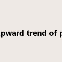 the upward trend of prices是什么意思