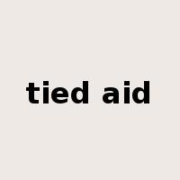 tied aid是什么意思