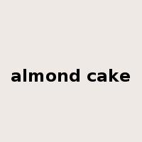 almond cake是什么意思