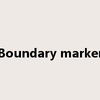 Boundary marker是什么意思