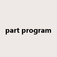 part program是什么意思