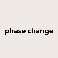 phase change是什么意思