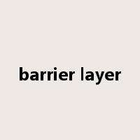 barrier layer是什么意思