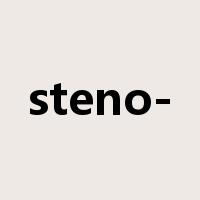 steno-是什么意思