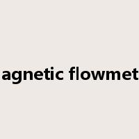 magnetic flowmeter是什么意思