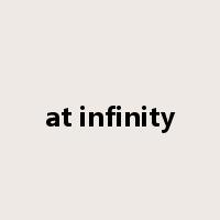 at infinity是什么意思