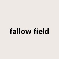 fallow field是什么意思