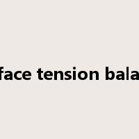 surface tension balance是什么意思