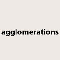 agglomerations是什么意思