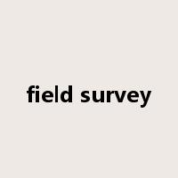 field survey是什么意思