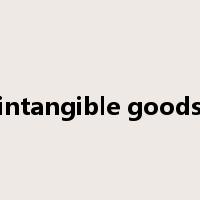 intangible goods是什么意思