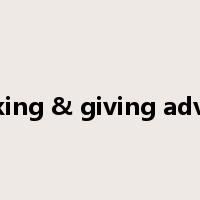 Asking & giving advice是什么意思
