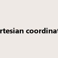 Cartesian coordinates是什么意思
