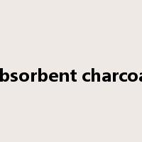 absorbent charcoal是什么意思