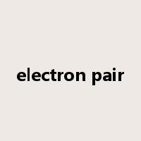 electron pair是什么意思