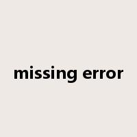 missing error是什么意思