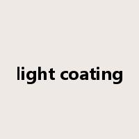 light coating是什么意思