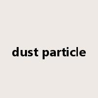 dust particle是什么意思