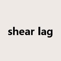 shear lag是什么意思