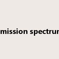 emission spectrum是什么意思