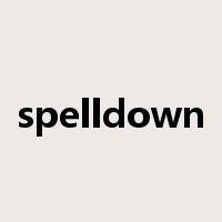 spelldown是什么意思