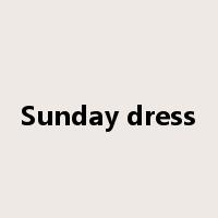 Sunday dress是什么意思