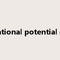 gravitational potential energy是什么意思