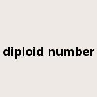 diploid number是什么意思