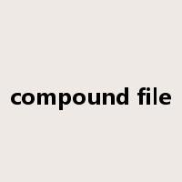 compound file是什么意思
