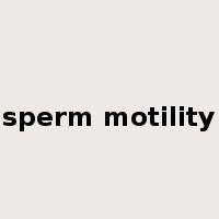 sperm motility是什么意思