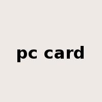 pc card是什么意思