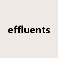 effluents是什么意思