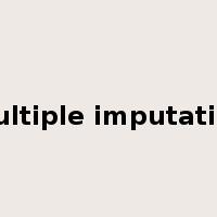 multiple imputation是什么意思