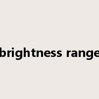 brightness range是什么意思