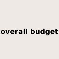 overall budget是什么意思