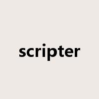 scripter是什么意思