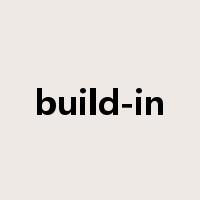 build-in是什么意思