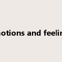 emotions and feelings是什么意思