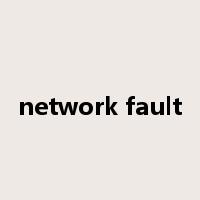 network fault是什么意思