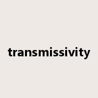 transmissivity是什么意思