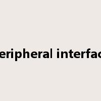 peripheral interface是什么意思