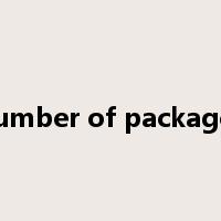 number of packages是什么意思