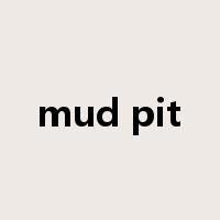 mud pit是什么意思