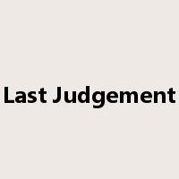Last Judgement是什么意思