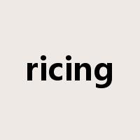 ricing是什么意思