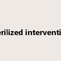 sterilized intervention是什么意思