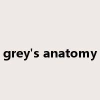 grey's anatomy是什么意思