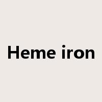 Heme iron是什么意思